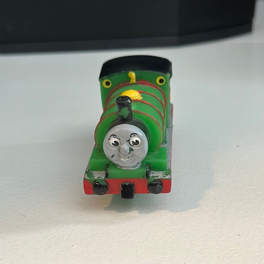 COPY - Thomas and Friends Percy rubber bath toy. Green black and red are his co…